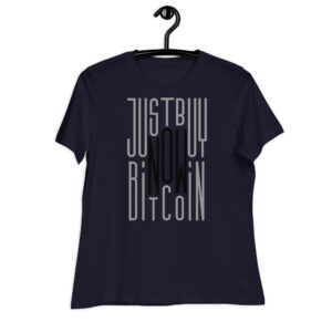 Women's Relaxed T-Shirt Bitcoin Now!